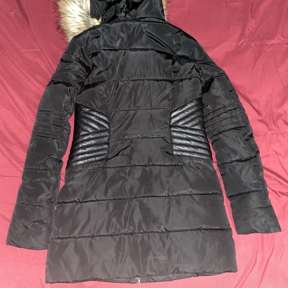 Point Zero Parka Jacket Women’s Extra Small Size Black Colour Long Warm - Picture 6 of 7